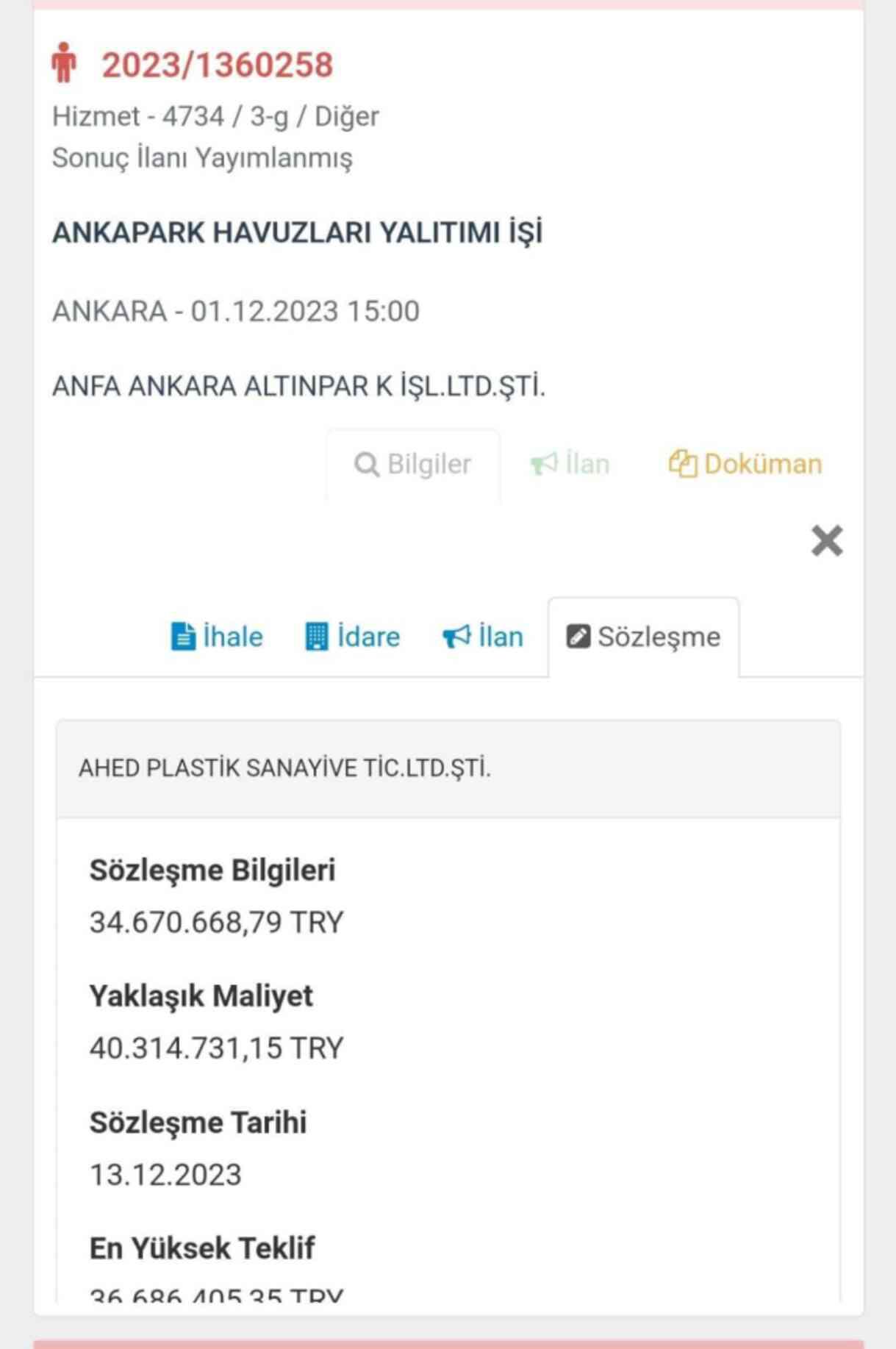 Yıllardır kapalı olan Ankapark'a 35 milyon TL'lik havuz bakımı! İhaleyi alan isim CHP Grup Sözcüsü çıktı