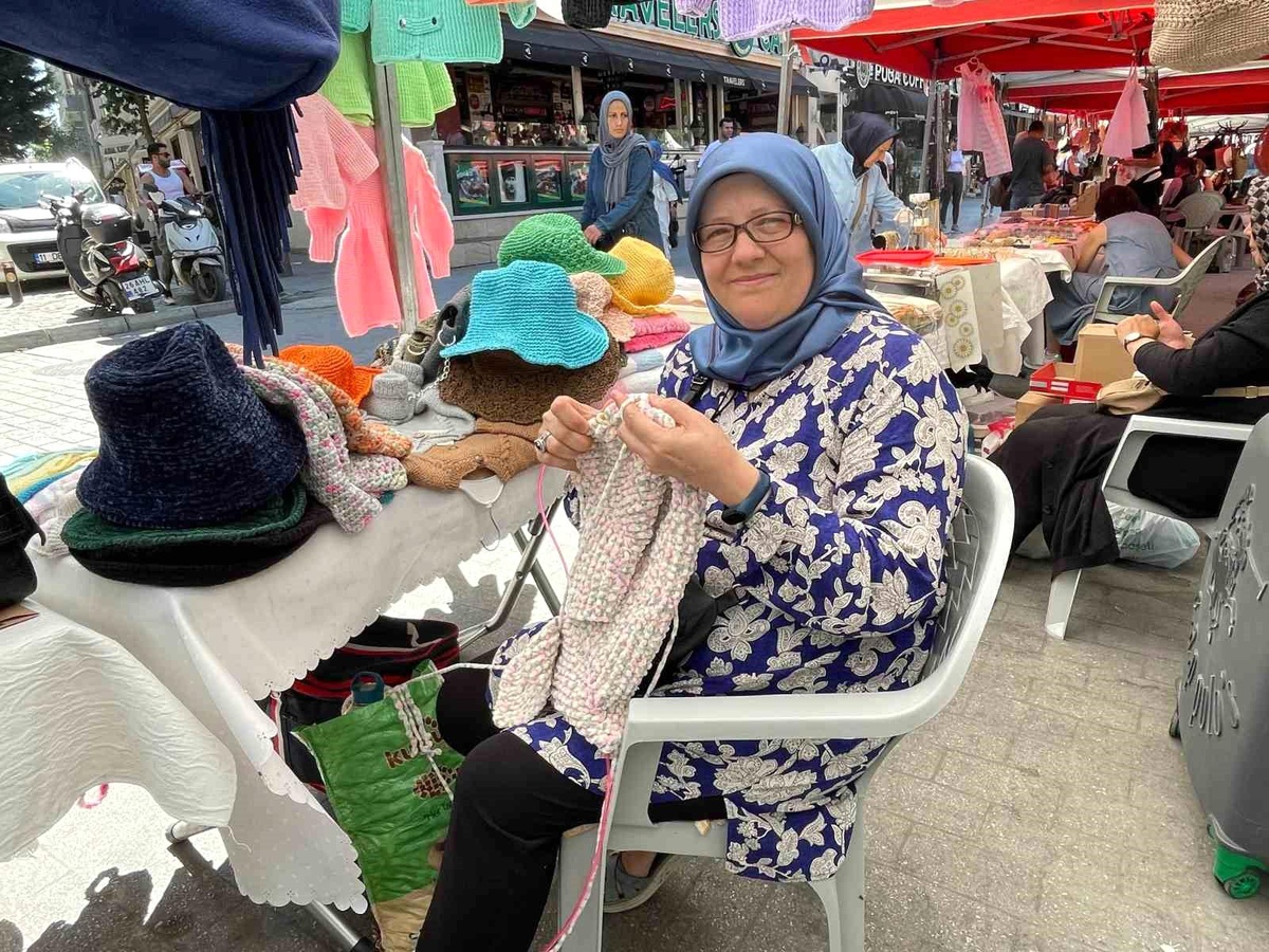 Eskişehir\'de Örgü Yapan Kadın, Hayalini Gerçekleştirmek İstiyor