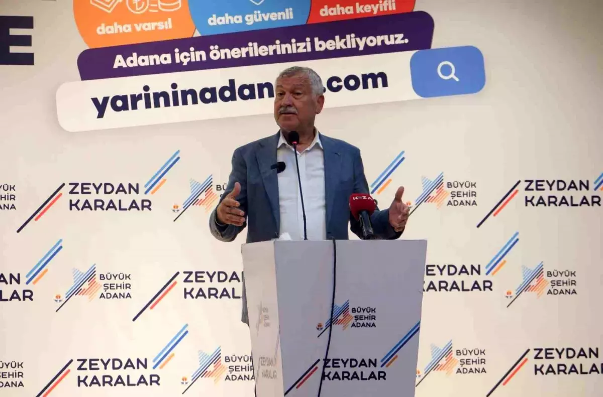 Adana Büyükşehir Belediye Başkanı Zeydan Karalar, kentin 5 yıllık strateji planını anlattı