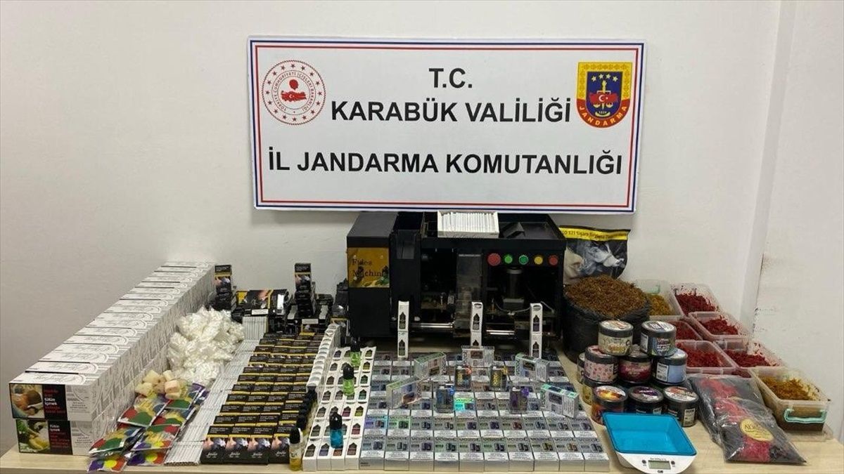 Karabük\'te kaçakçılık operasyonu: 2 şüpheli gözaltına alındı
