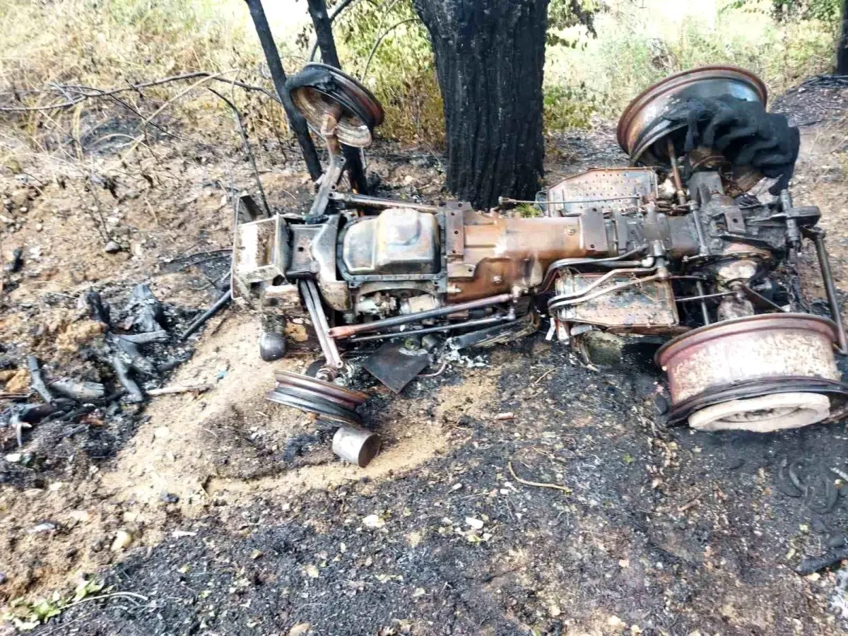 Kastamonu\'da traktör yangını: Yaralı sürücü tedavi altına alındı