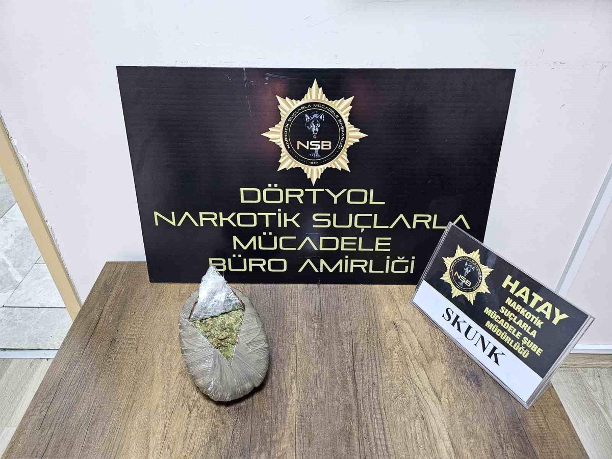 Hatay\'da 595 Gram Skunk Ele Geçirildi