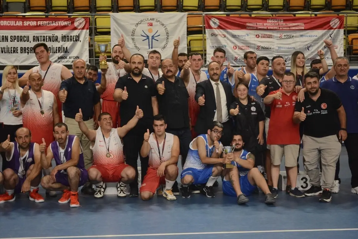 Özel Sporcular Basketbol Türkiye Şampiyonası\'nda Ankara Saray Rehabilitasyon Spor Kulübü Şampiyon