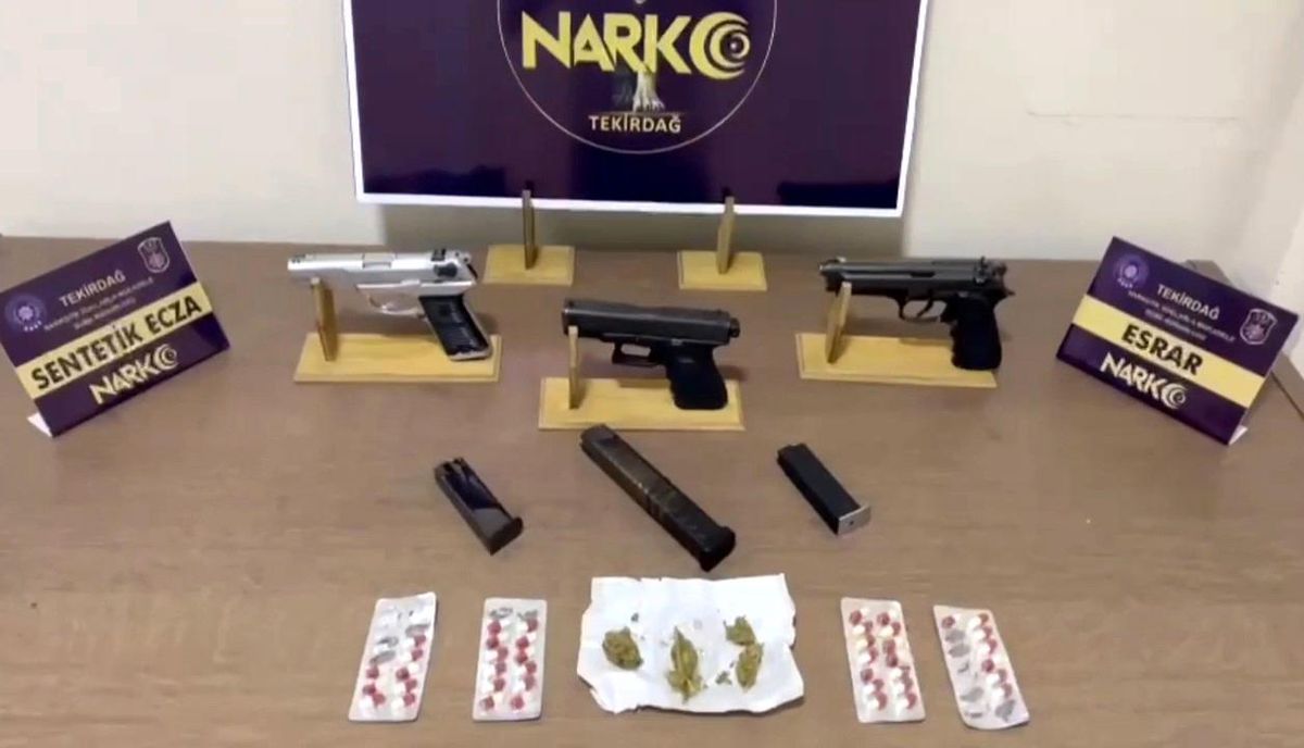 Tekirdağ Çorlu\'da Uyuşturucu Operasyonu: 3 Şüpheli Tutuklandı