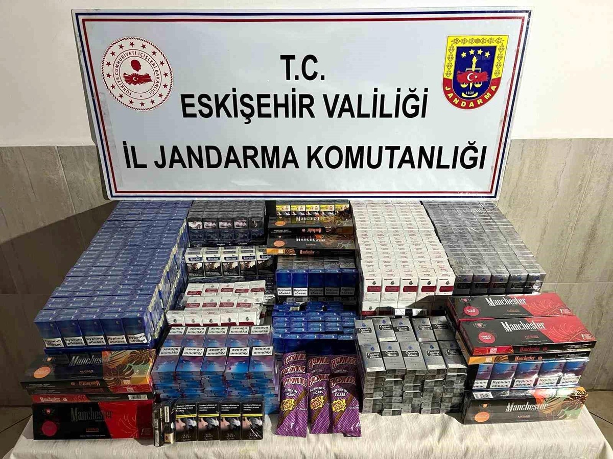 Eskişehir\'de Kaçak Sigara Operasyonu: Şüpheli Tutuklandı