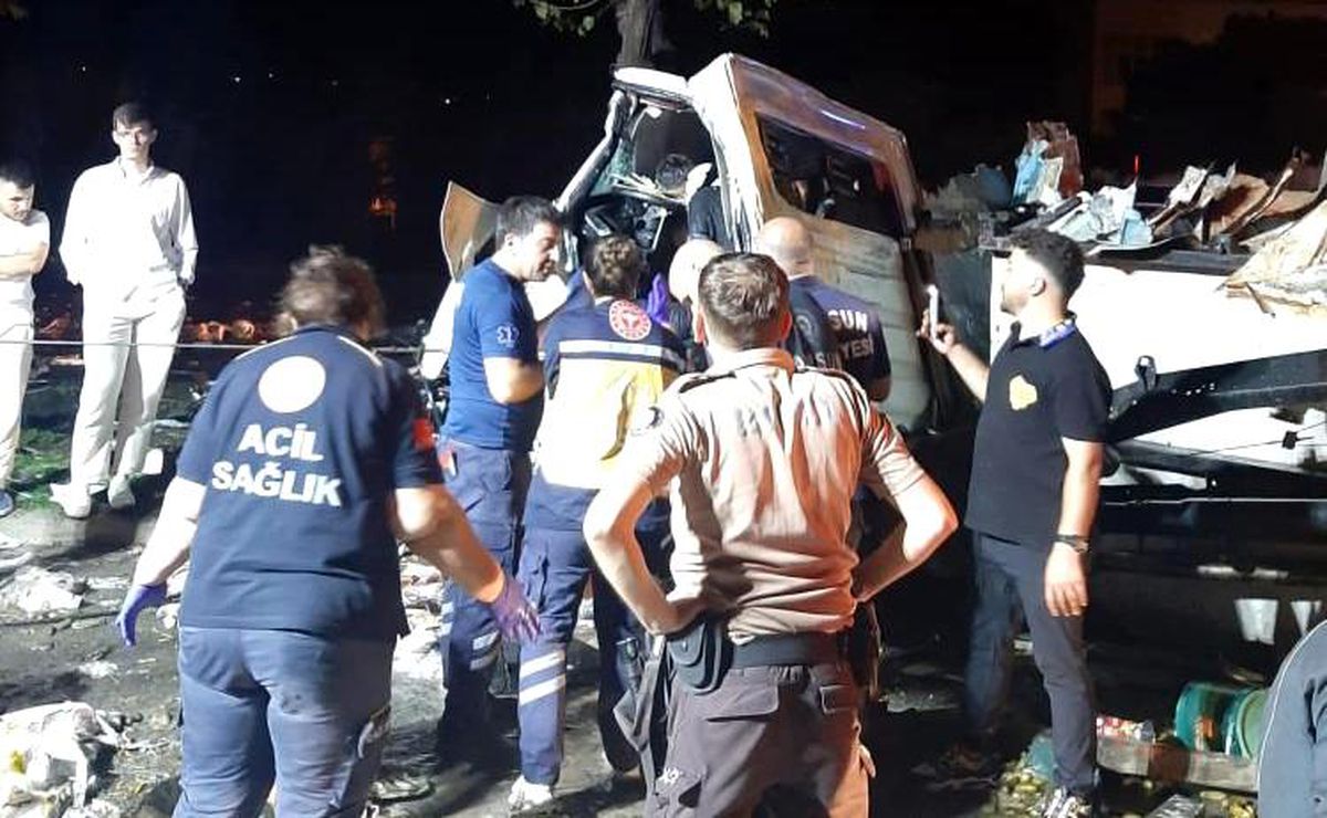 Samsun\'da Kamyonetin Ağaca Çarptığı Kazada 2 Kişi Yaralandı