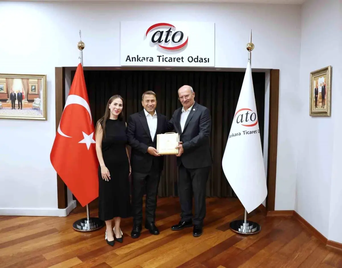 Siirt Ticaret ve Sanayi Odası Başkanı Güven Kuzu, Ankara Ticaret Odası Başkanı Gürsel Baran ile Görüştü