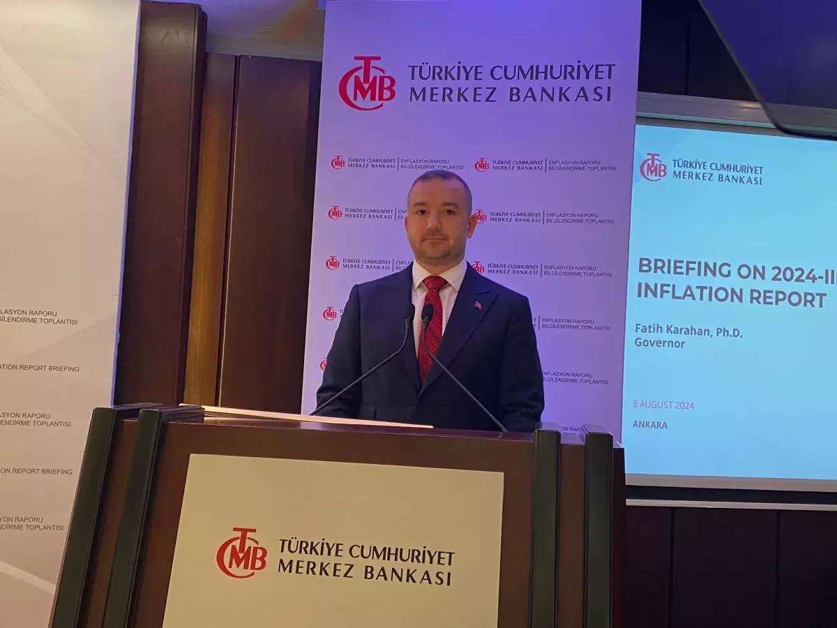 TCMB Başkanı Karahan: 2024 yılında enflasyon yüzde 38\'e gerileyecek