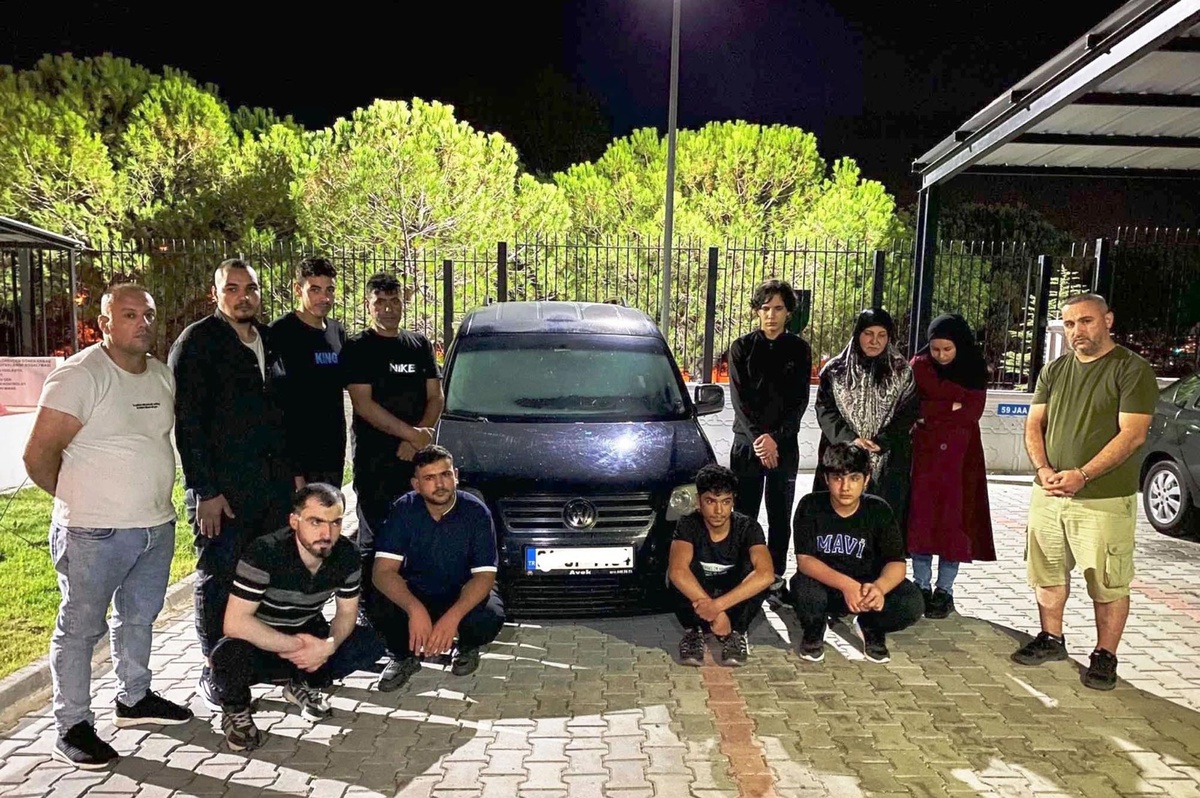 Tekirdağ\'da 11 kaçak göçmen yakalandı
