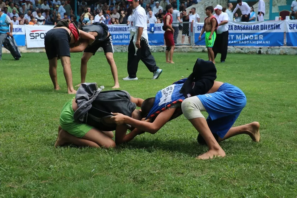 Yayladağı\'nda düzenlenen Aba Güreşi Türkiye Şampiyonası sona erdi