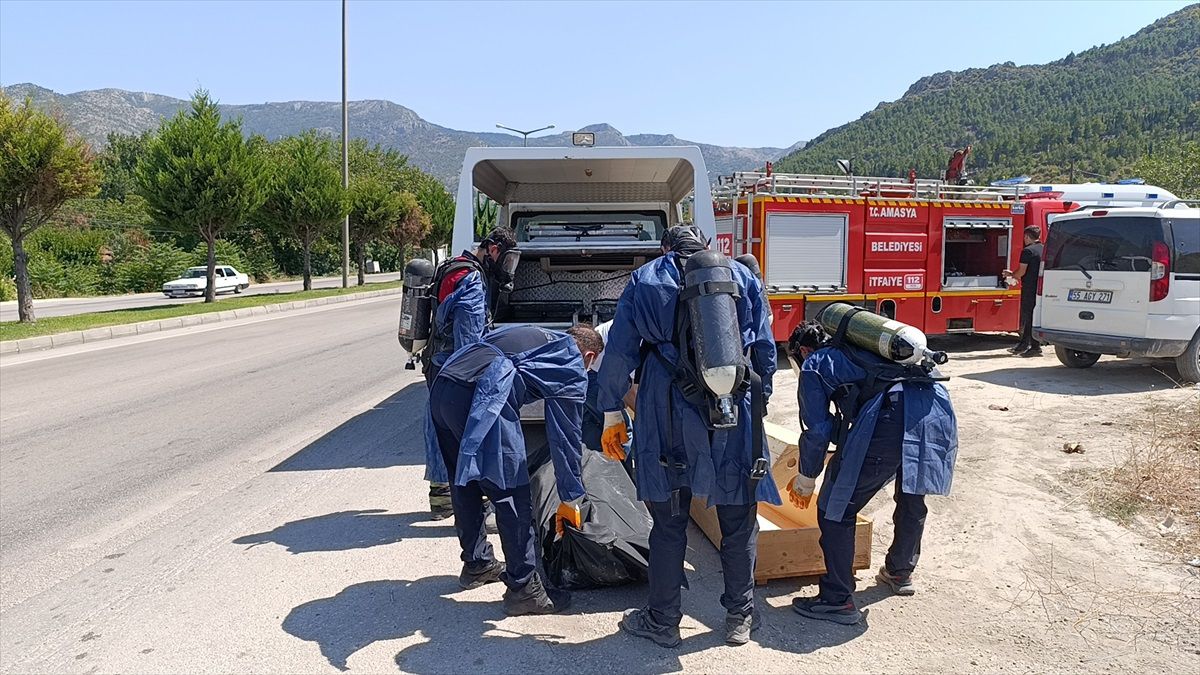 Amasya\'da inşaatın havalandırma boşluğunda erkek cesedi bulundu
