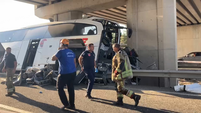 Ankara'daki katliam gibi kazadan ilk görüntüler