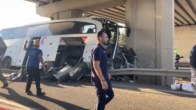 Ankara'daki katliam gibi kazadan ilk görüntüler