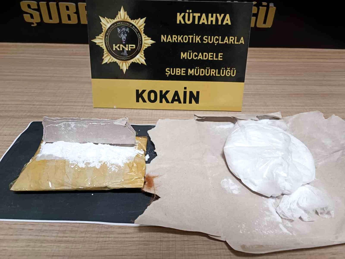 Kütahya\'da 520 Gram Kokain Ele Geçirildi