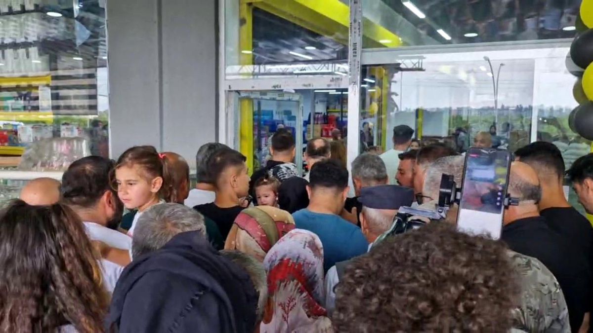 Hatay\'da market açılışında izdiham sonrası kavga çıktı