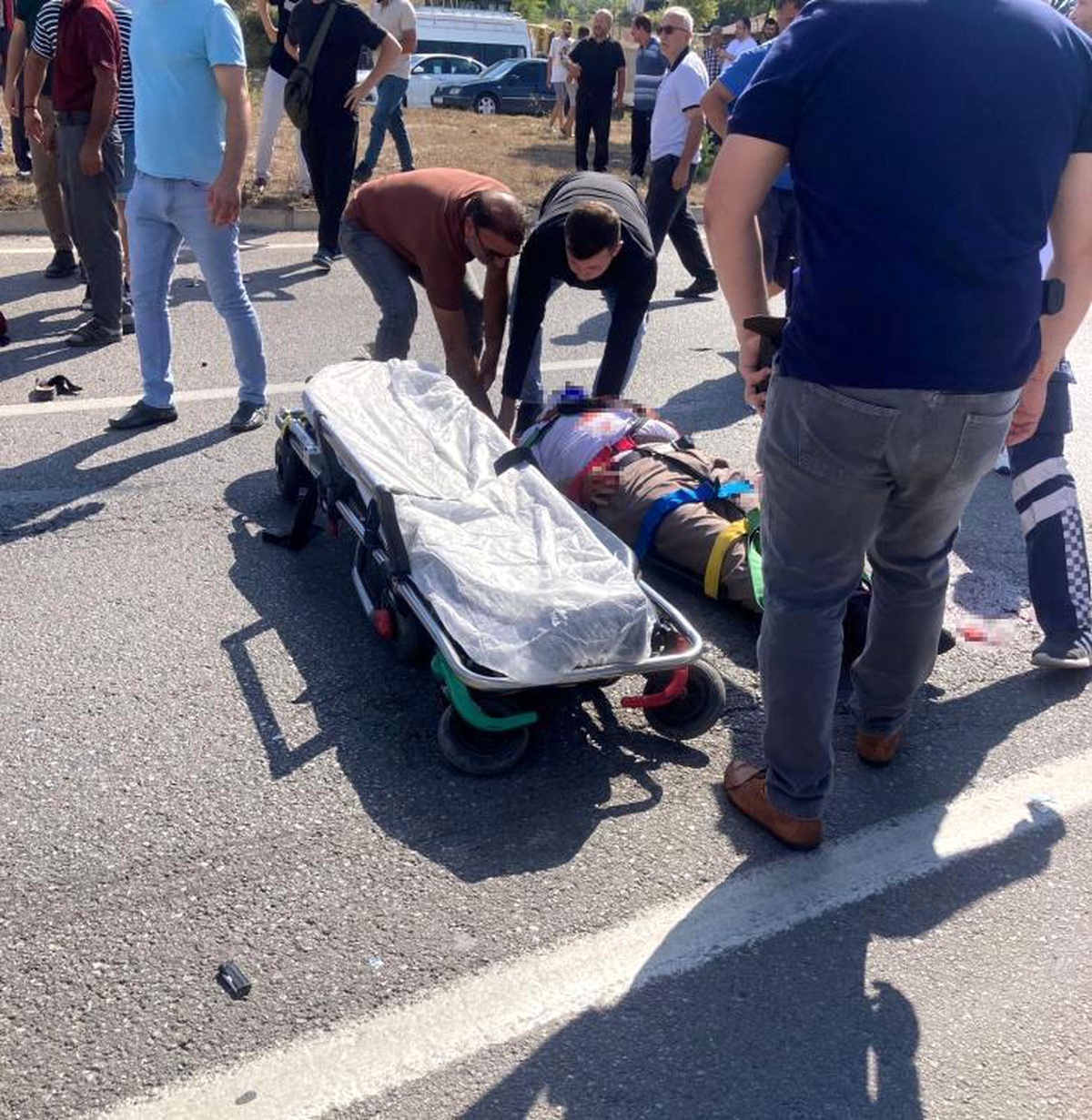 Samsun\'da motosiklet ile otomobil çarpıştı: 1 ölü, 1 ağır yaralı