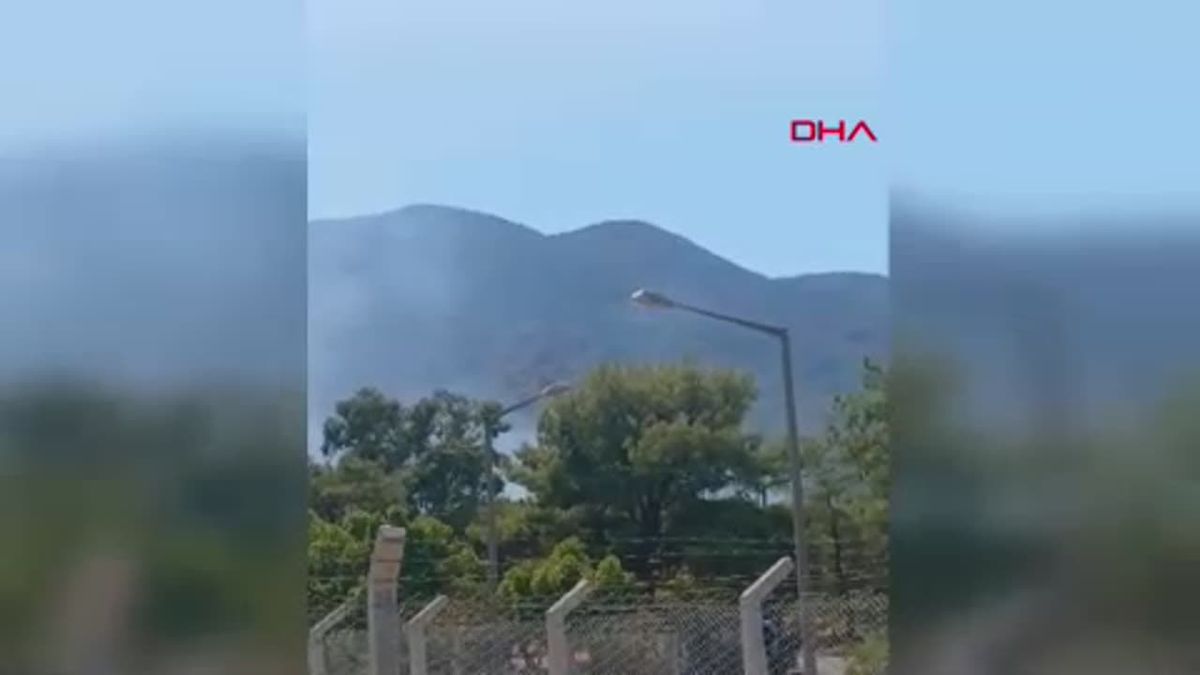 Marmaris\'te Orman Yangını Çıktı