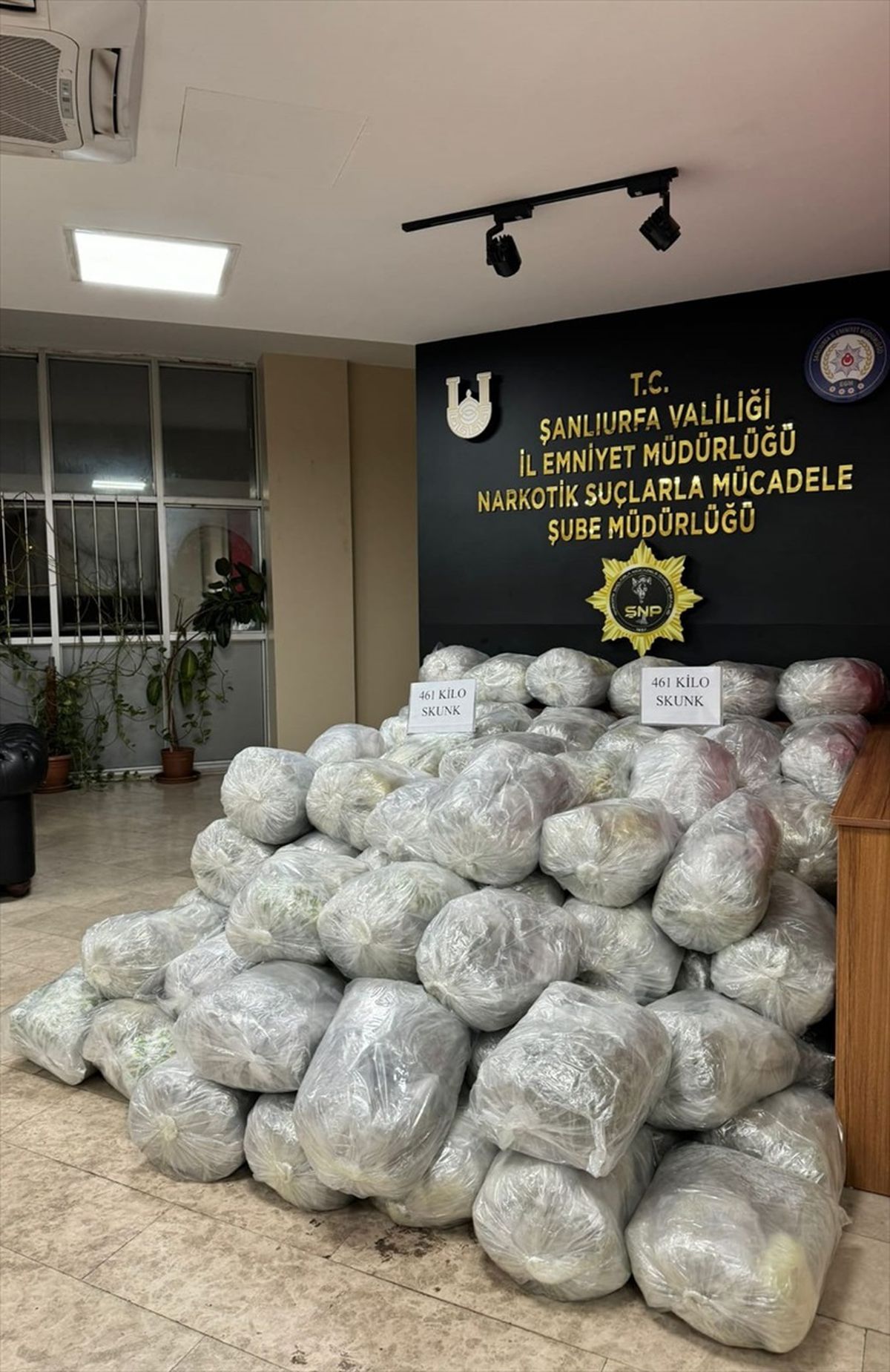 Şanlıurfa\'da 461 Kilogram Sentetik Uyuşturucu Ele Geçirildi