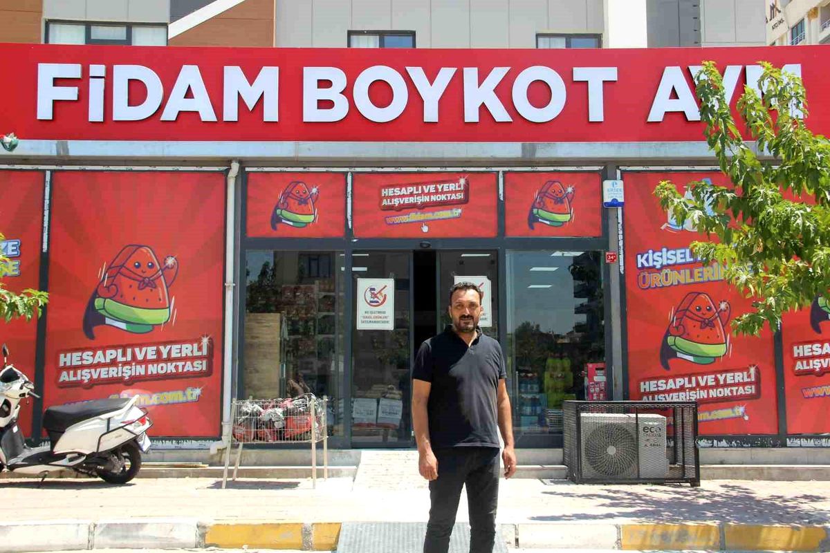 Şanlıurfa\'da Filistin Dayanışma Marketi açıldı