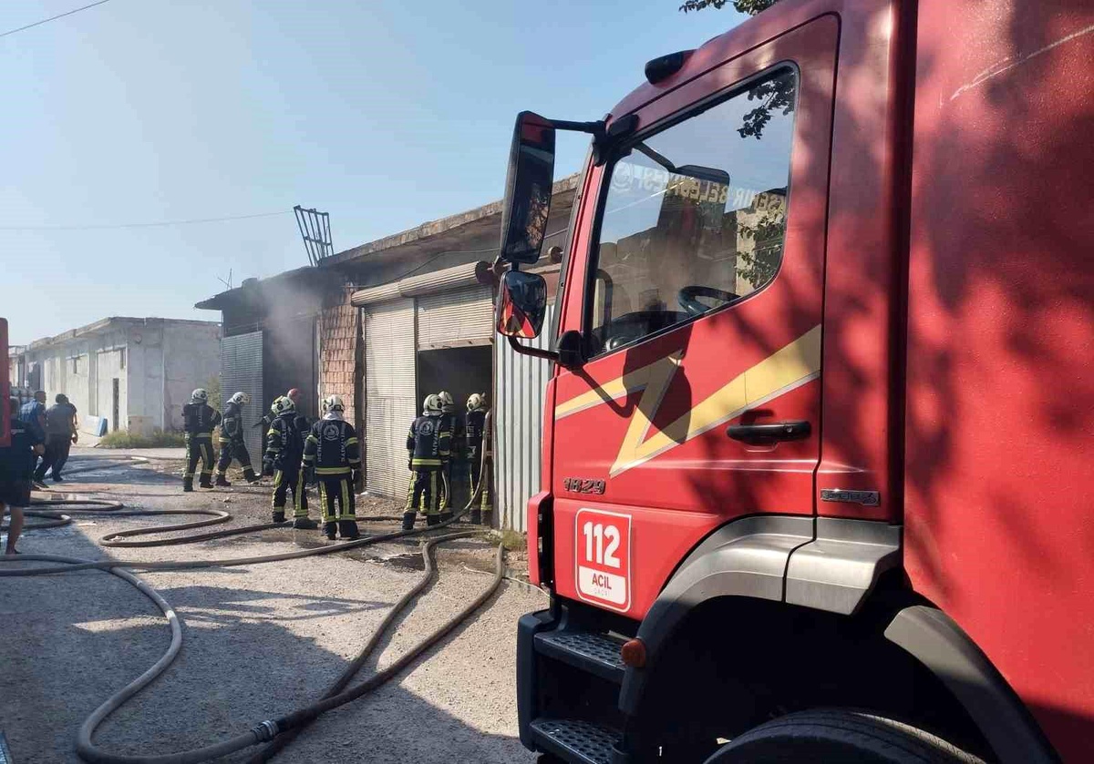 Denizli\'de tüp deposunda çıkan yangın kontrol altına alındı
