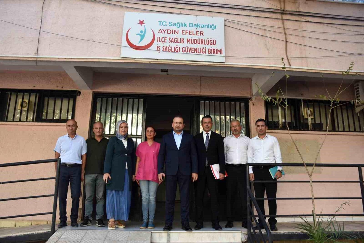 Aydın İl Sağlık Müdürü İş Sağlığı Güvenliği Birimini Ziyaret Etti