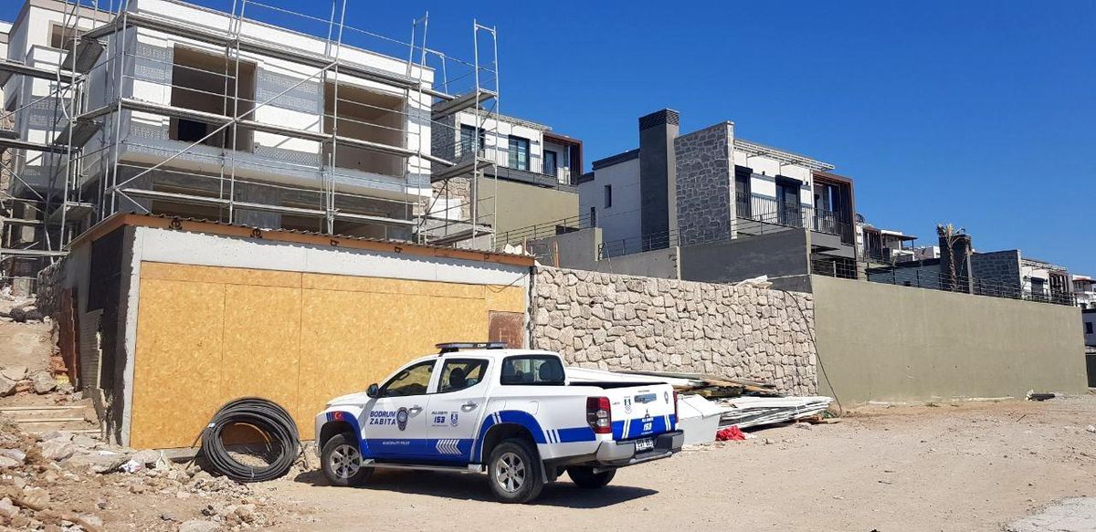 Bodrum\'da inşaat yasağına uymayan firmalara cezai işlem