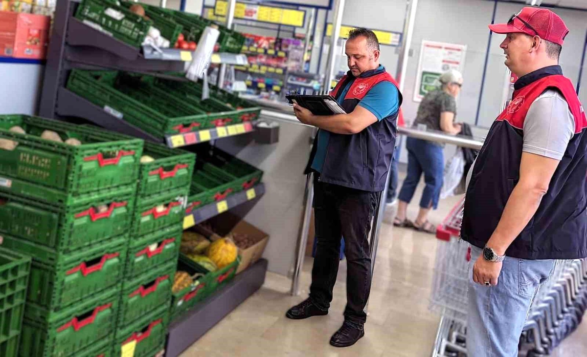 Kırklareli\'nde marketlerde fiyat denetimi yapıldı