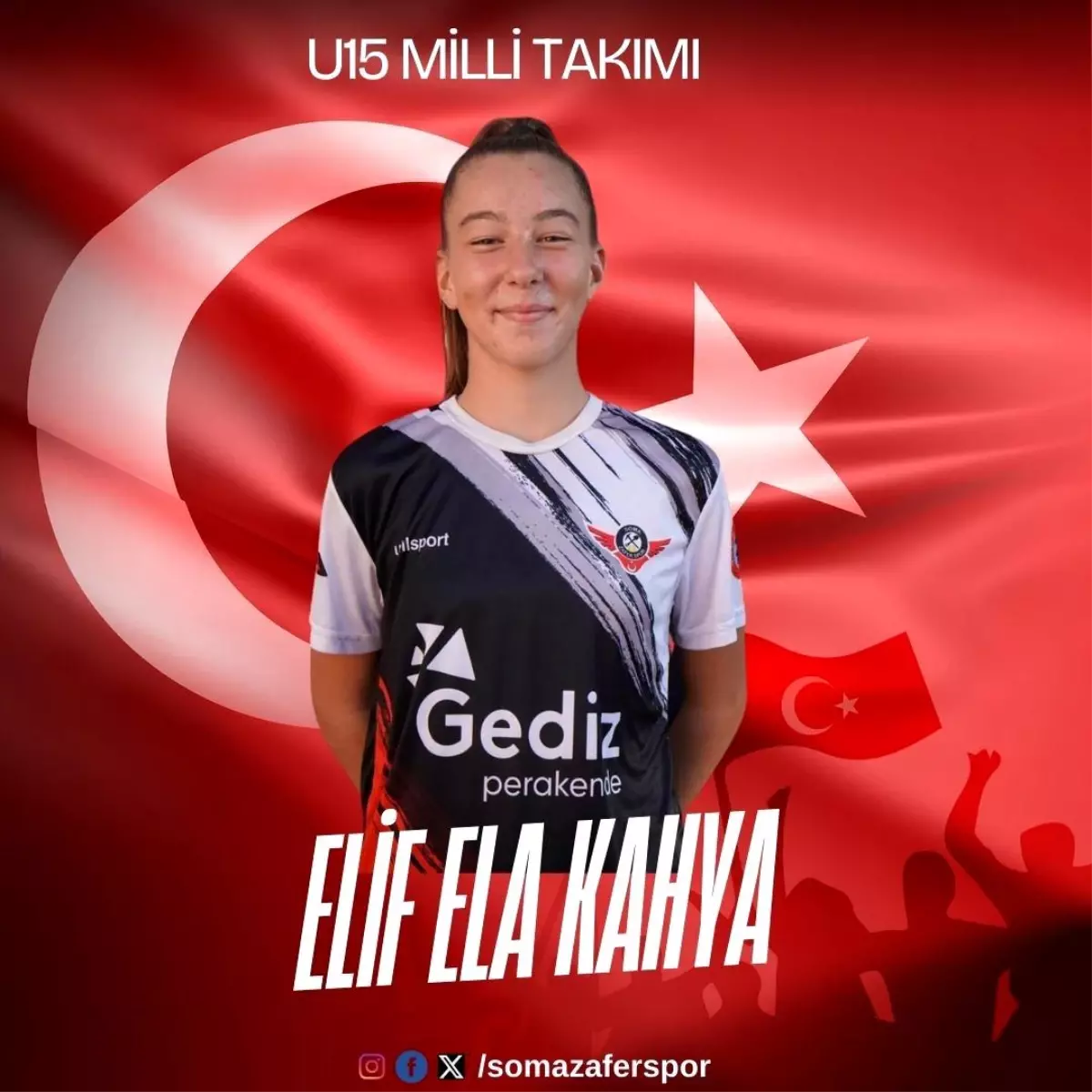 Soma Zafer Spor Kulübü, U15 Kız Milli Futbol Takımına 5 sporcu gönderdi