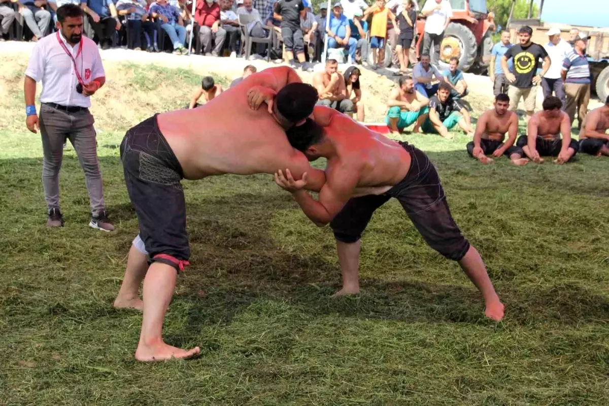 Sinop\'ta Geleneksel Abdaloğlu Köyü Karakucak Güreşleri düzenlendi