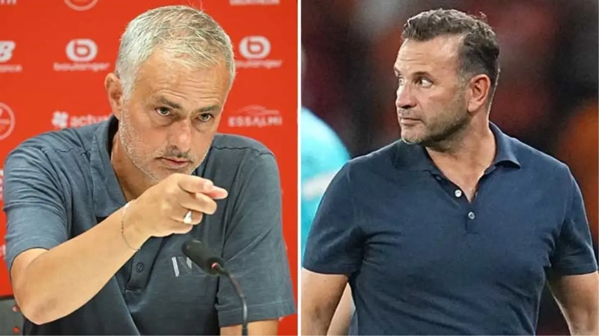 Canlı yayında demediğini bırakmadı! Jose Mourinho\'dan Okan Buruk\'a olay yaratacak sözler!