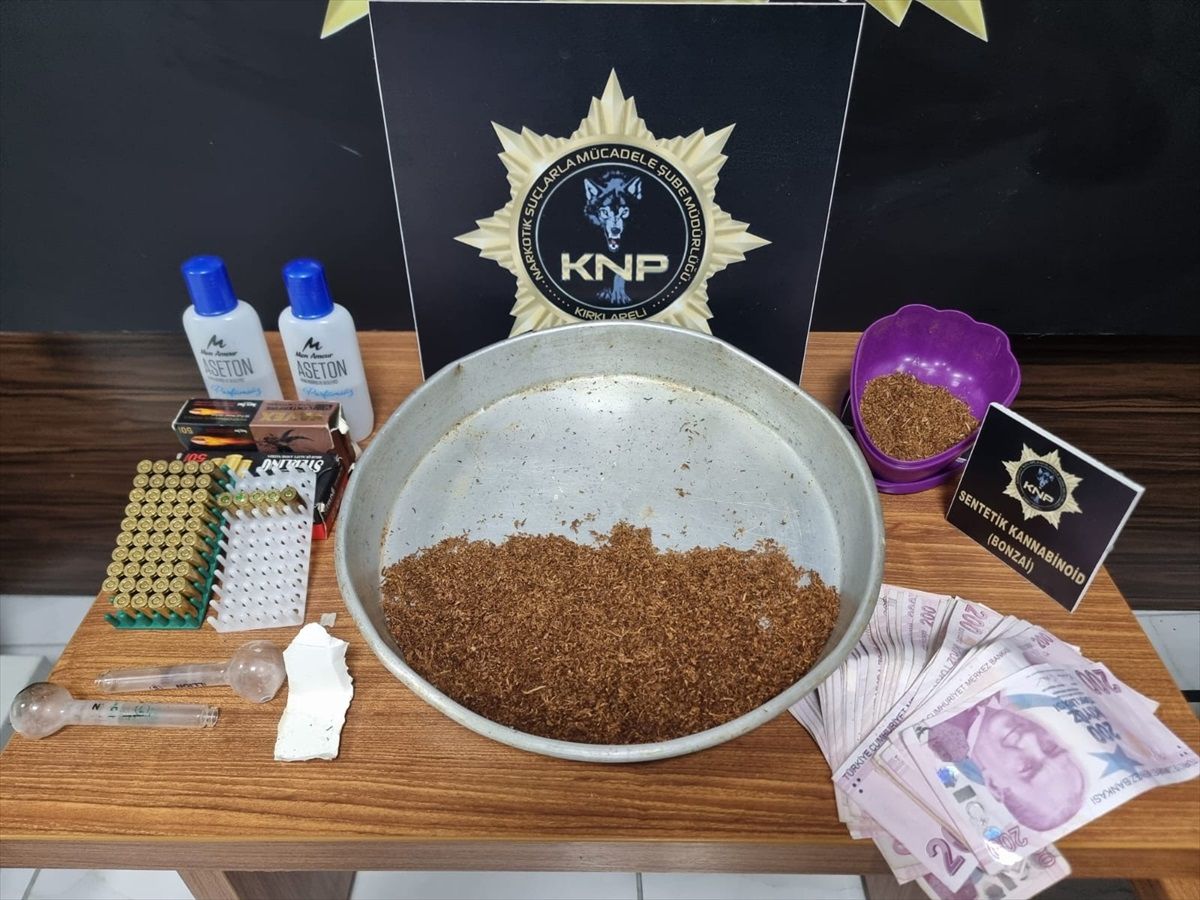 Kırklareli\'nde uyuşturucu ticareti yapan 3 şüpheli tutuklandı