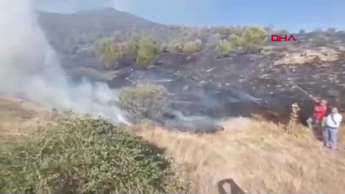 Alaşehir\'deki Orman Yangını Kontrol Altına Alındı