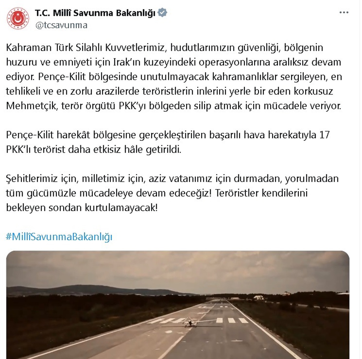 Pençe-Kilit Harekatı: 17 PKK\'lı Terörist Etkisiz Hale Getirildi