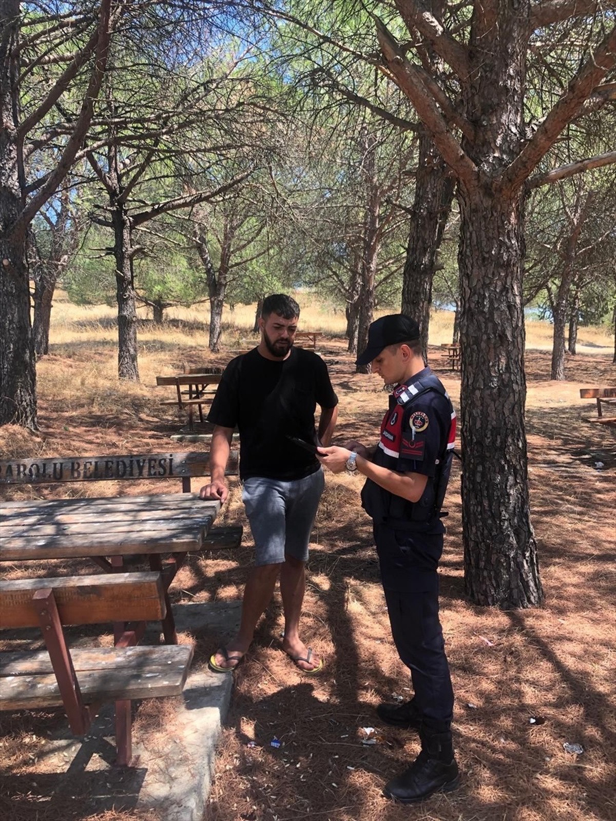 Tekirdağ Jandarma Komutanlığı Vatandaşları Orman Yangınları Konusunda Bilgilendirdi