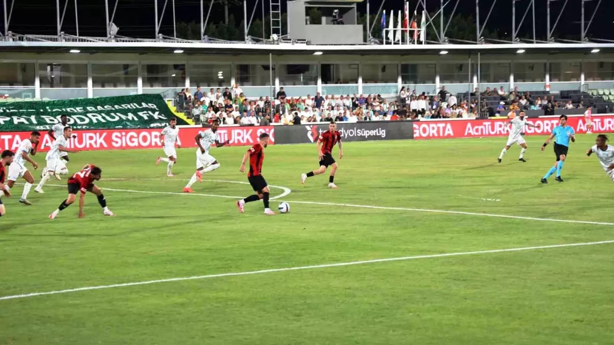 Trendyol Süper Lig\'in ilk haftasında Bodrum FK, sahasında Gaziantep FK\'ya 1-0 mağlup oldu