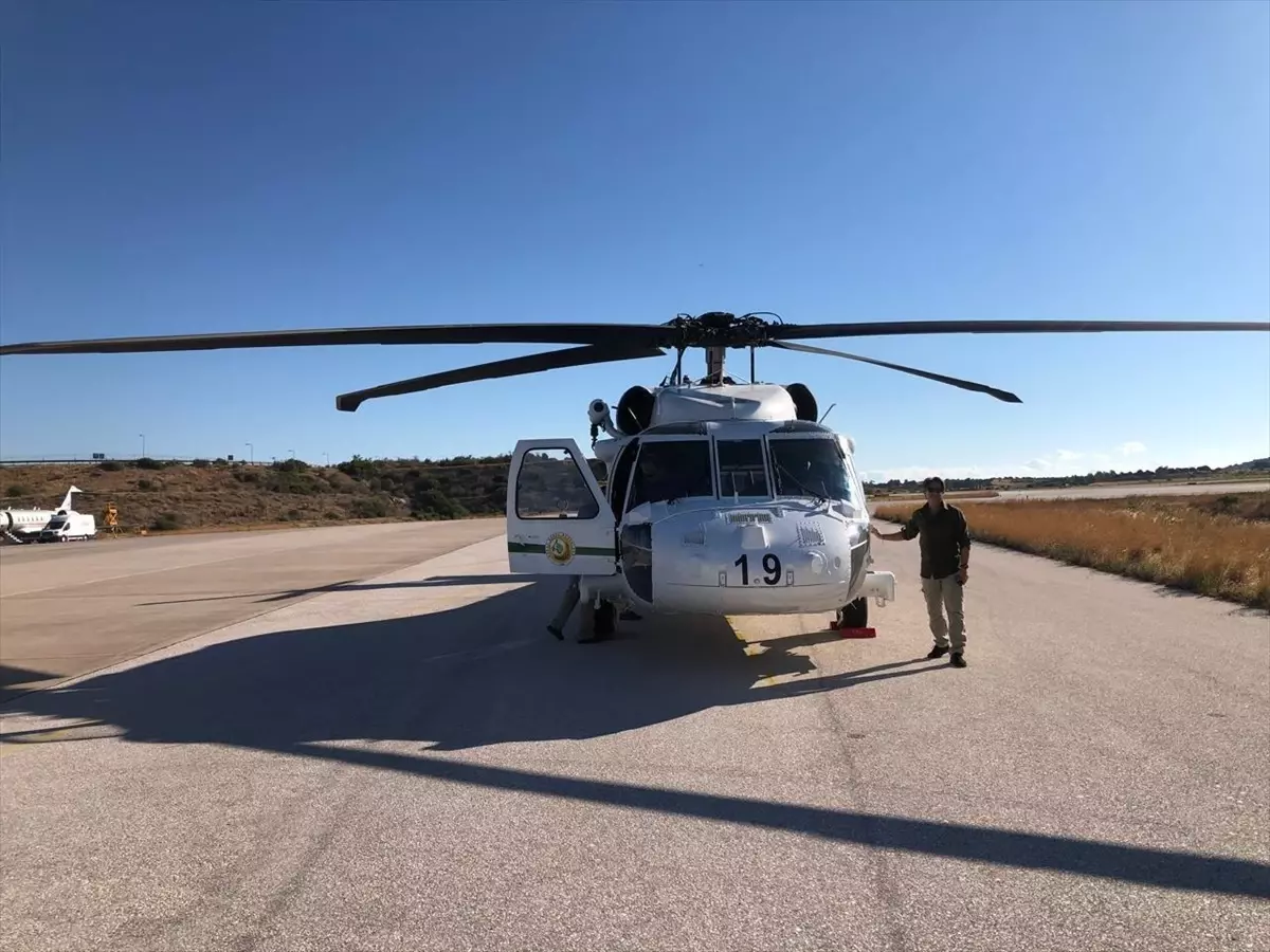 Türkiye, Yunanistan\'a yangınla mücadelede destek için uçak ve helikopter gönderdi