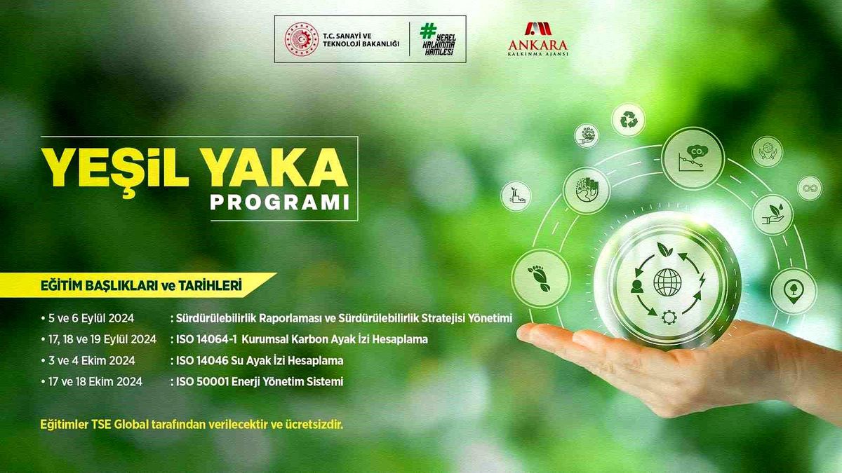 Ankara Kalkınma Ajansı Yeşil Yaka Programı Başvuruları Başladı