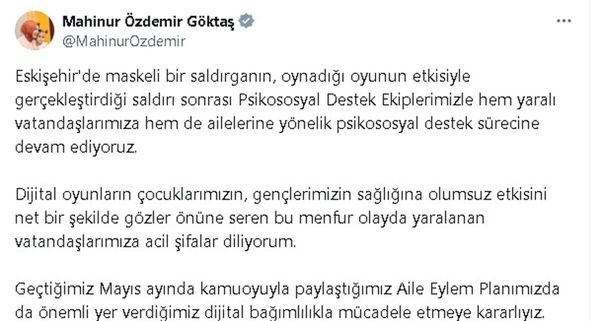 Eskişehir\'de maskeli saldırıya psikososyal destek