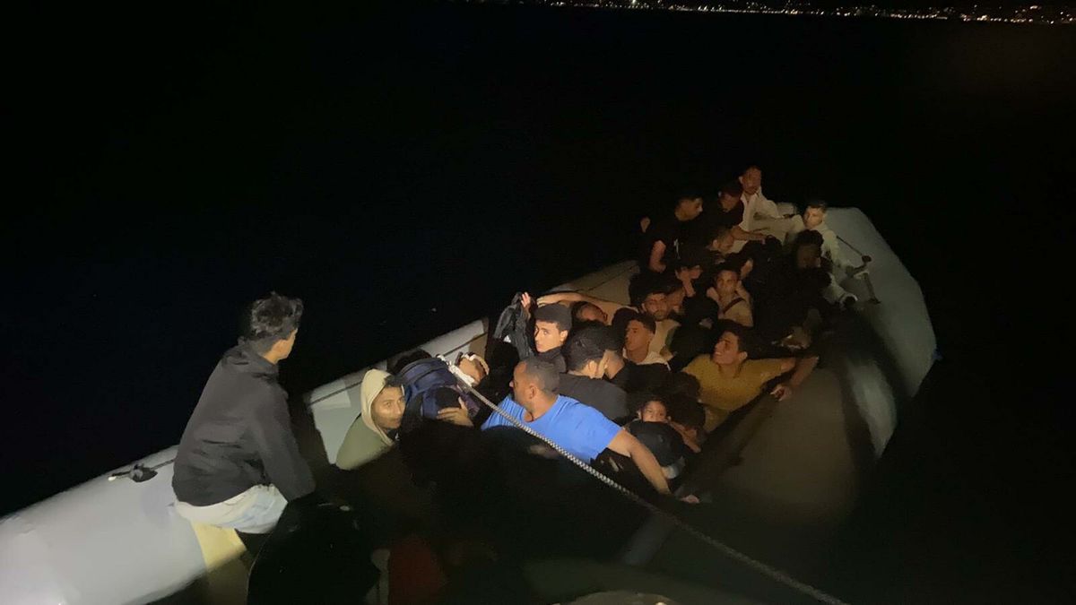 Bodrum\'da 59 kaçak göçmen yakalandı, 28\'i kurtarıldı