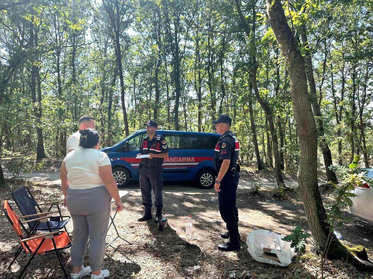 Tekirdağ\'da Orman Yangınlarına Karşı Bilgilendirme ve Denetim Çalışması