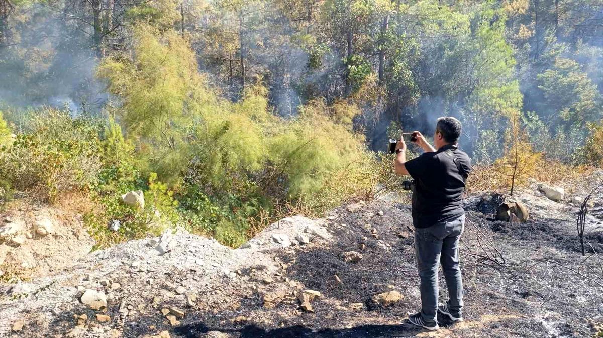 Silifke\'de Orman Yangını Kontrol Altına Alındı