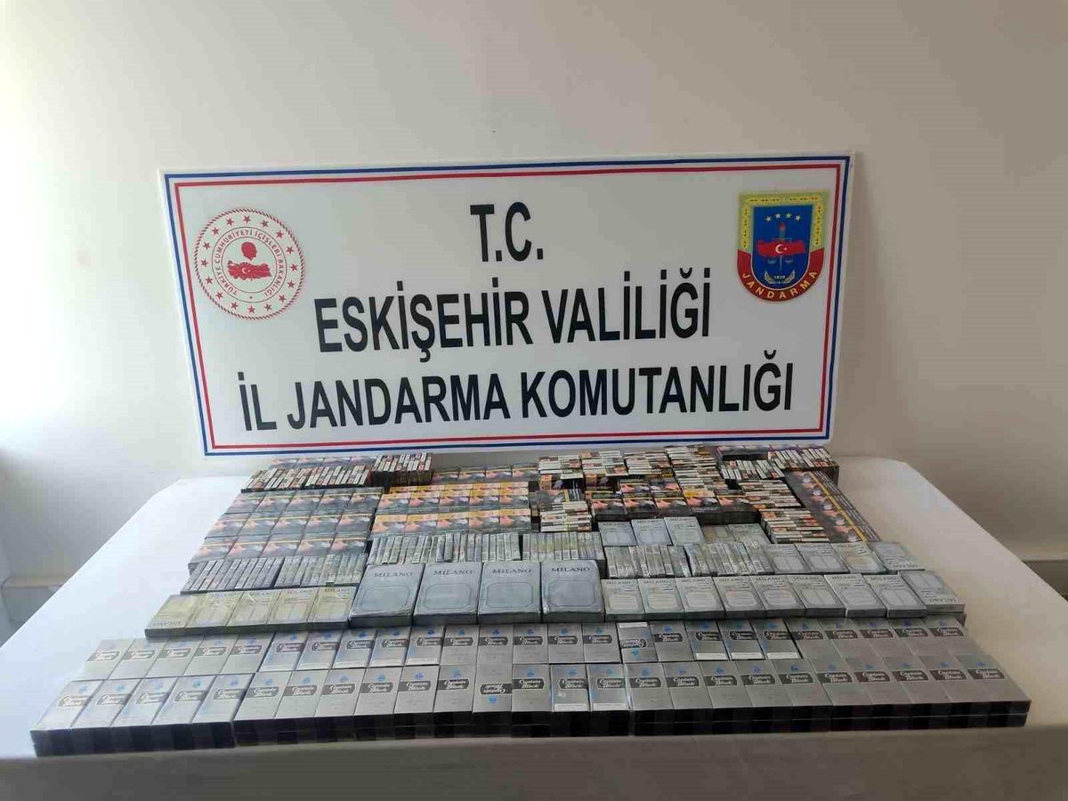 Eskişehir\'de 640 Paket Kaçak Sigara Ele Geçirildi
