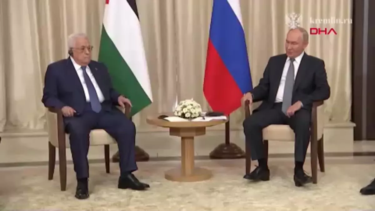 Putin ve Abbas Rusya\'da Görüştü