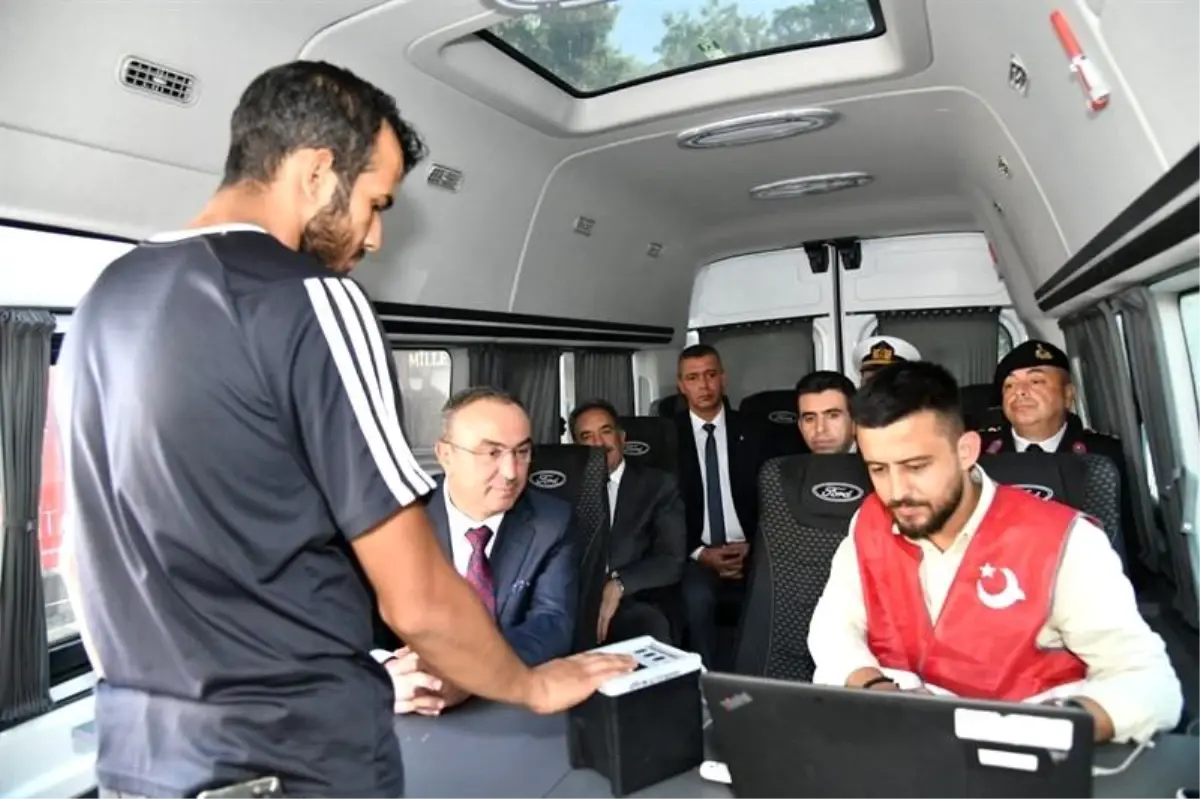 Tekirdağ\'da Mobil Göç Noktası Uygulaması Hizmet Veriyor