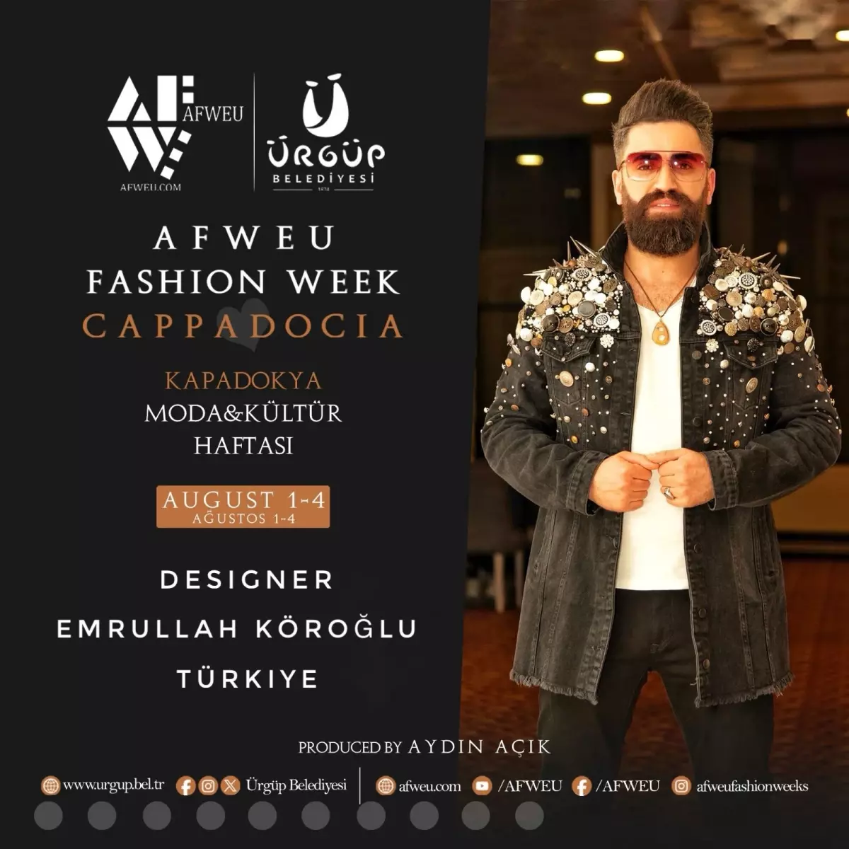 Ünlü Modacı Emrullah Köroğlu, Fashion Week Cappadocia\'da Tasarımlarını Sergileyecek