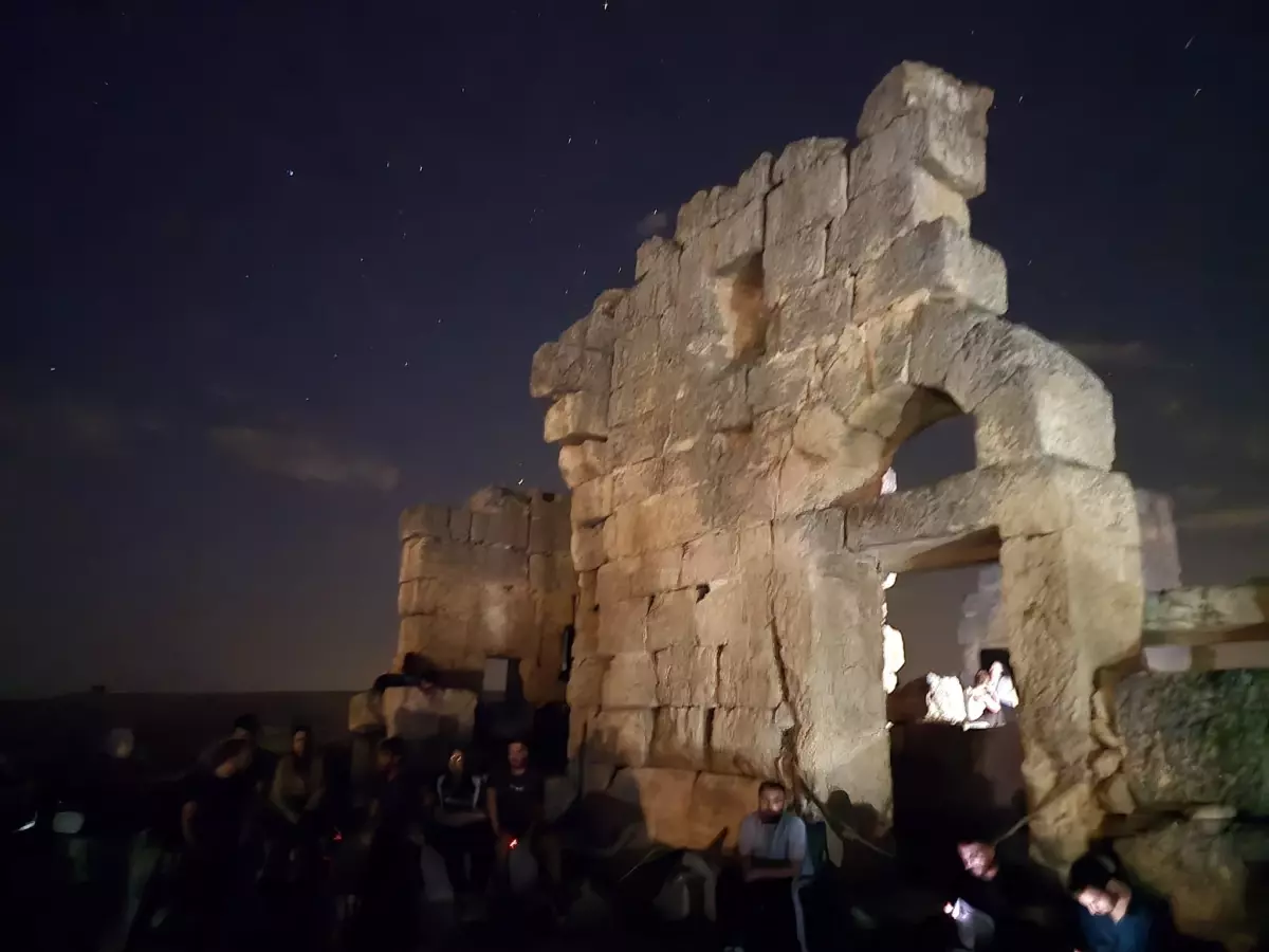 Diyarbakır\'da Zerzevan Kalesi\'nde Perseid Meteor Yağmuru Gözlem Etkinliği