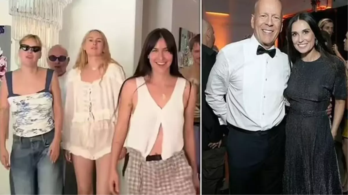 Demi Moore ve Bruce Willis\'in kızlarından kendilerine \'çirkin\' ve \'babalarının klonları\' diyen trollere sert yanıt