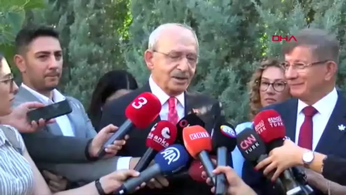 Kılıçdaroğlu ve Davutoğlu Ankara\'da buluştu