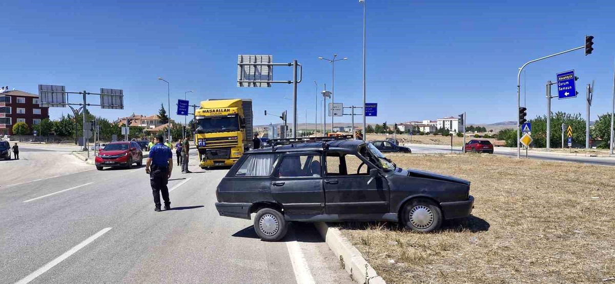 Çorum\'un Alaca İlçesi\'nde trafik kazası: 1 yaralı