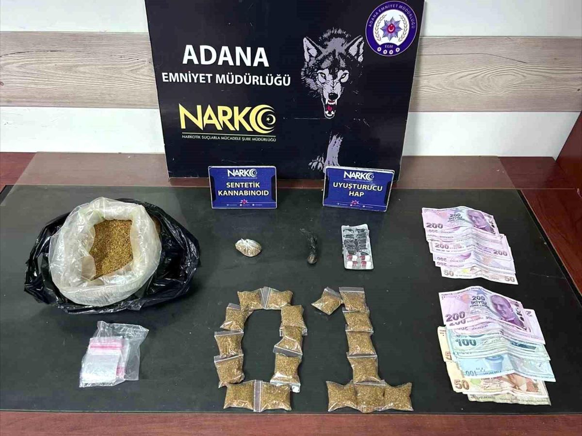 Adana\'da uyuşturucu sattığı öne sürülen 2 kişi tutuklandı